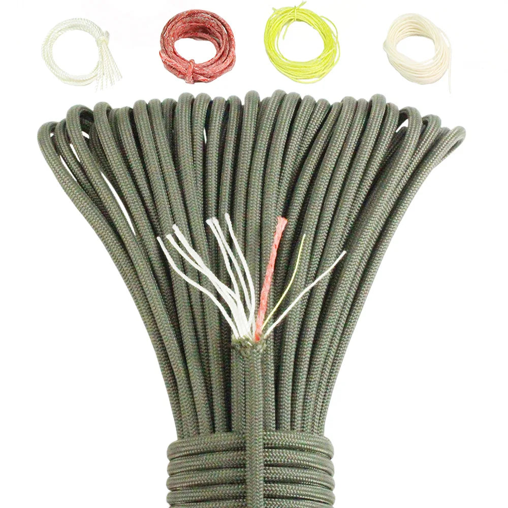 550 Paracord 10-Core – 4mm Outdoor Survival Rope for Camping, Hiking, Fishing & Emergency Preparedness