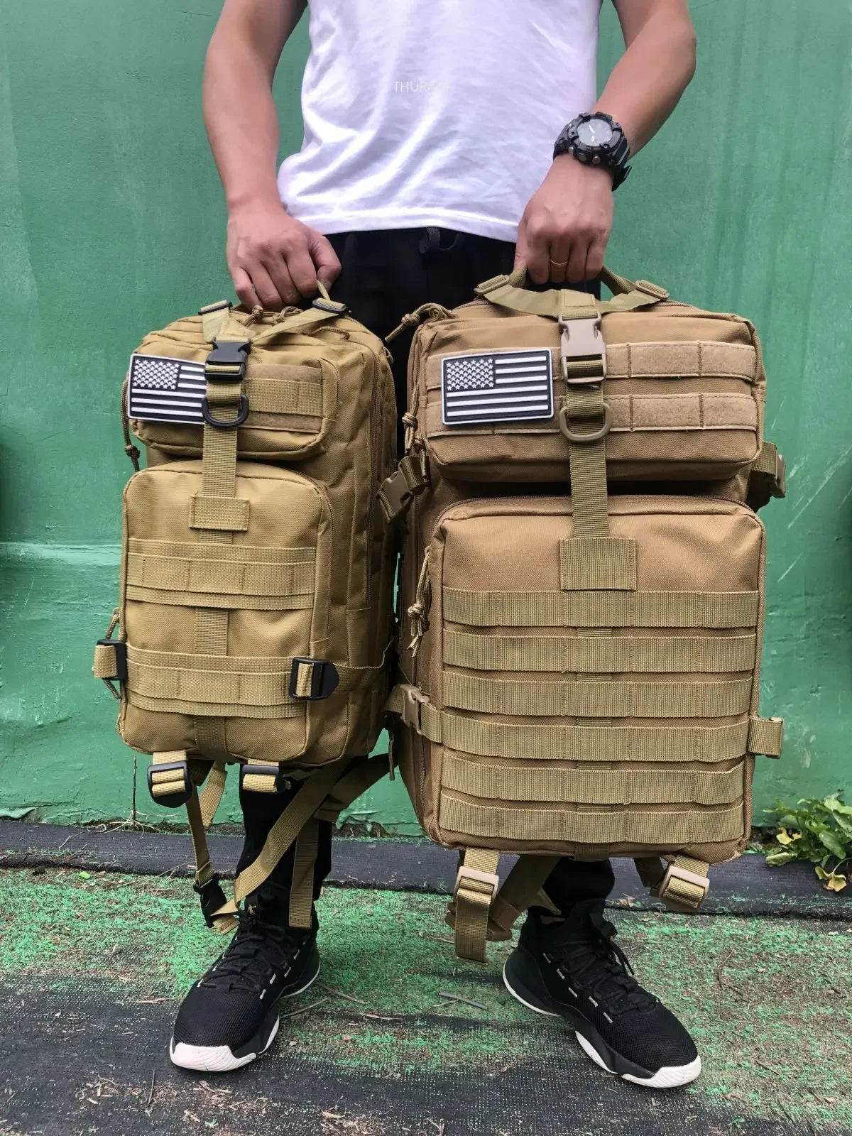 TacticalEdge Waterproof Backpack — 25L/50L Bug Out Bag