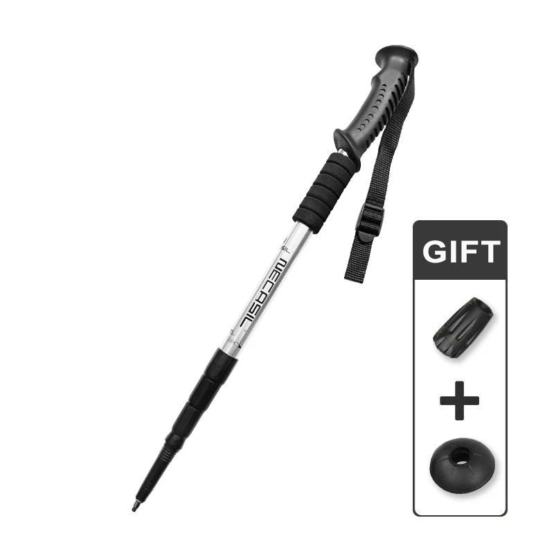 Shock-Absorbing Trekking Poles – Collapsible Lightweight Hiking Sticks (Pair)