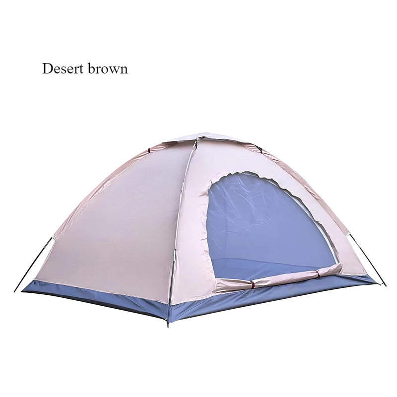 Tienda de campaña de trekking para 2 personas – Tienda de campaña de senderismo a prueba de viento y lluvia con protección solar para parejas y familias