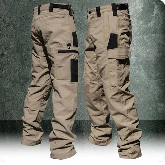 Men's Tactical Cargo Pants – Waterproof Multi-Pocket Combat Trousers (S–XXXL)