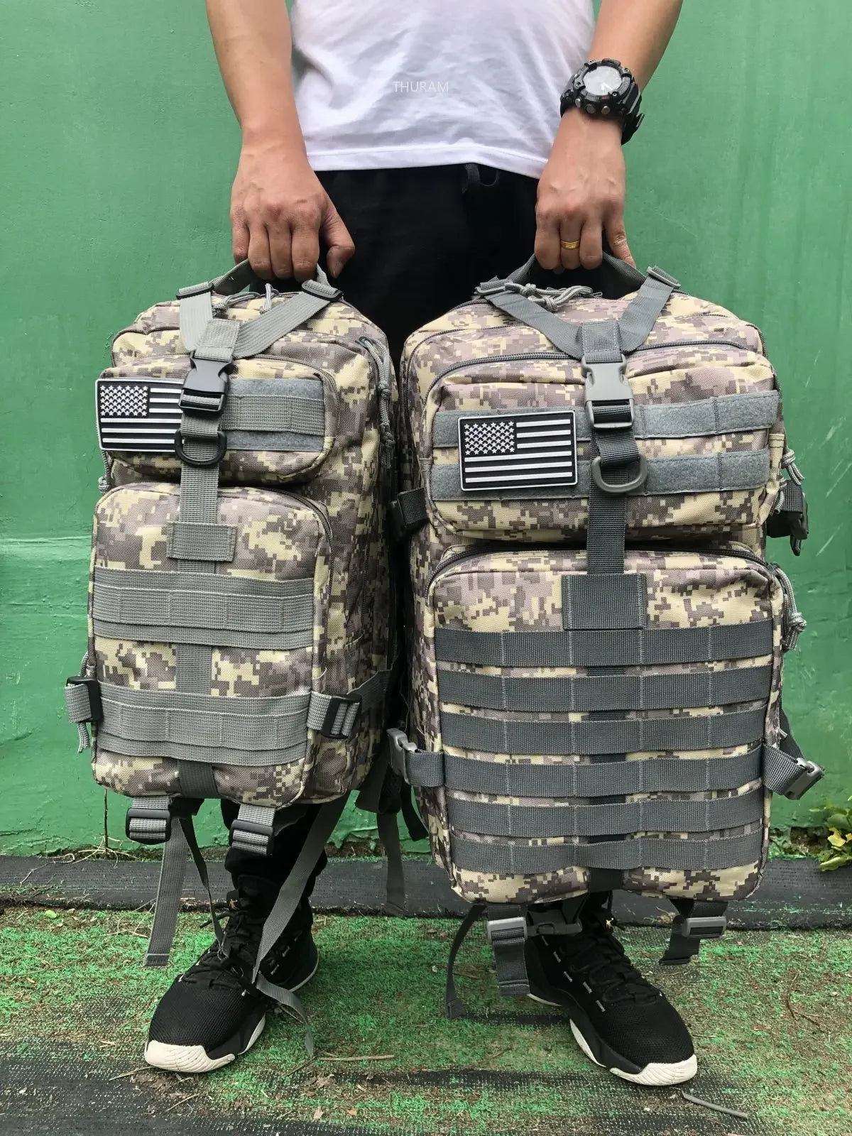 TacticalEdge Waterproof Backpack — 25L/50L Bug Out Bag