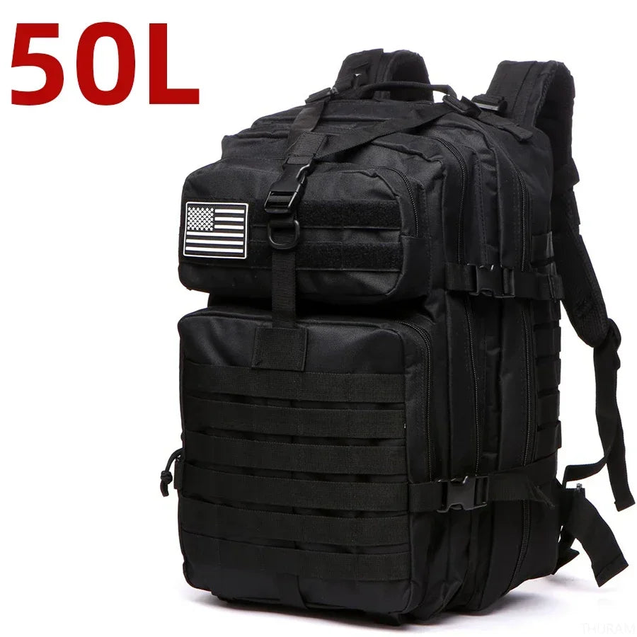 TacticalEdge Waterproof Backpack — 25L/50L Bug Out Bag