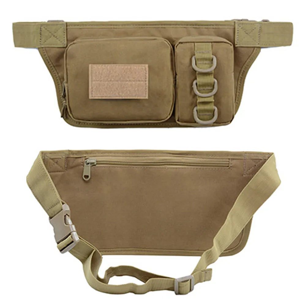 DF Tactical Military Fanny Pack – Nylon Utility Waist Bag for Hiking, Fishing & Outdoor Carry