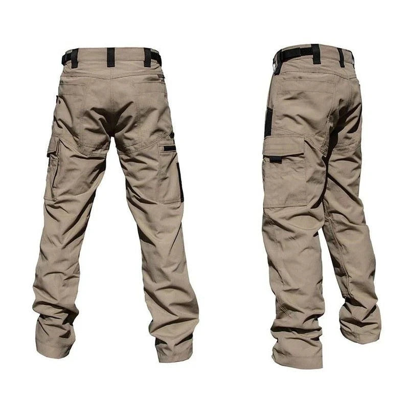 Pantalon cargo tactique pour homme – Pantalon de combat multi-poches imperméable