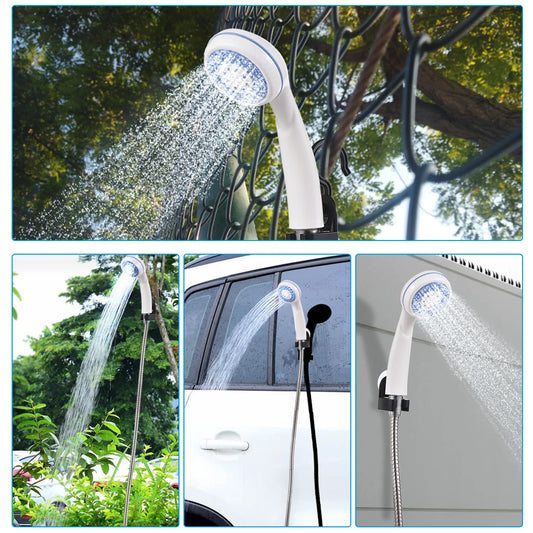 Portable Camping Shower Pump – USB Rechargeable Electric Pump for Camping, Car Wash & Pet Cleaning