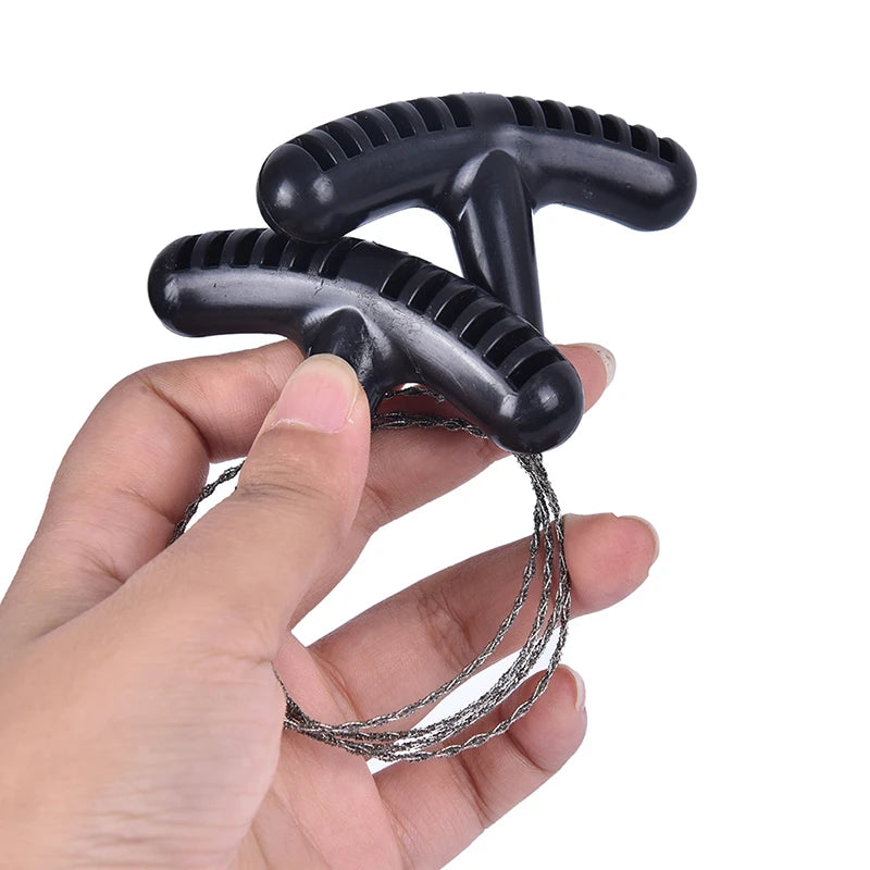 Portable Manual Hand Chain Saw – Steel Wire Rope Saw for Camping & Survival