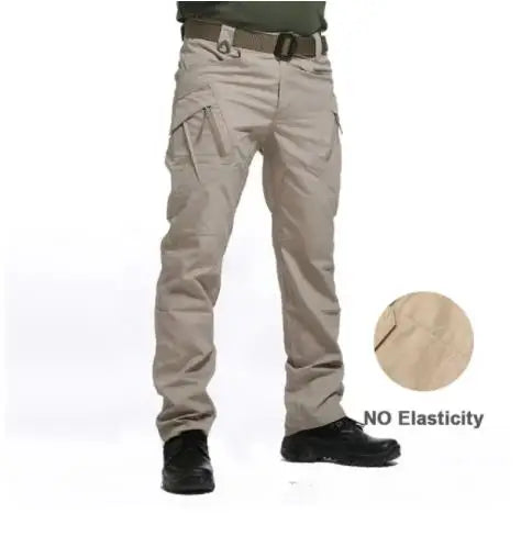 Pantalon cargo tactique pour homme – Pantalon de combat multi-poches imperméable