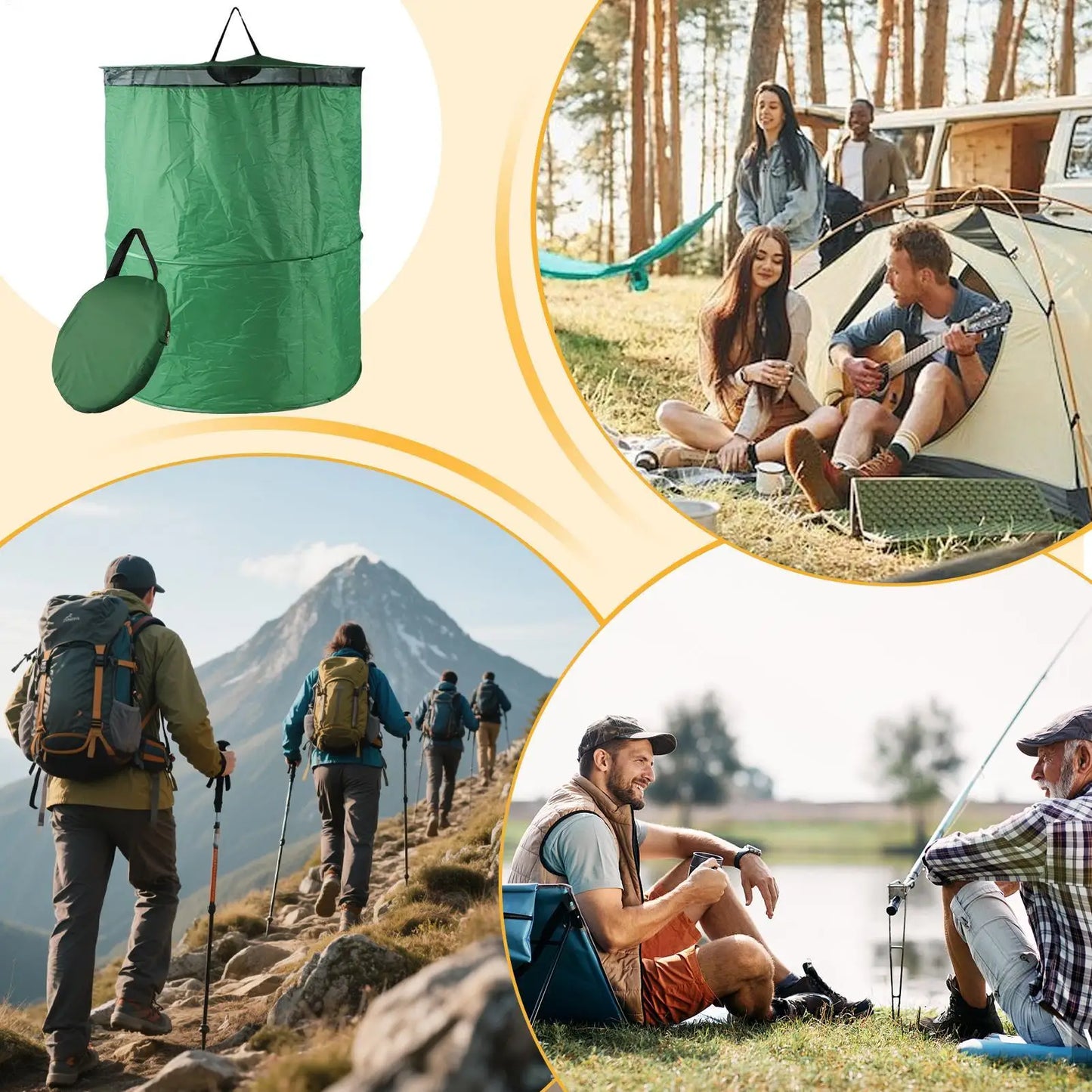 Tienda de Privacidad Portátil – Carpa Plegable para Ducha, Inodoro y Vestidor de Camping