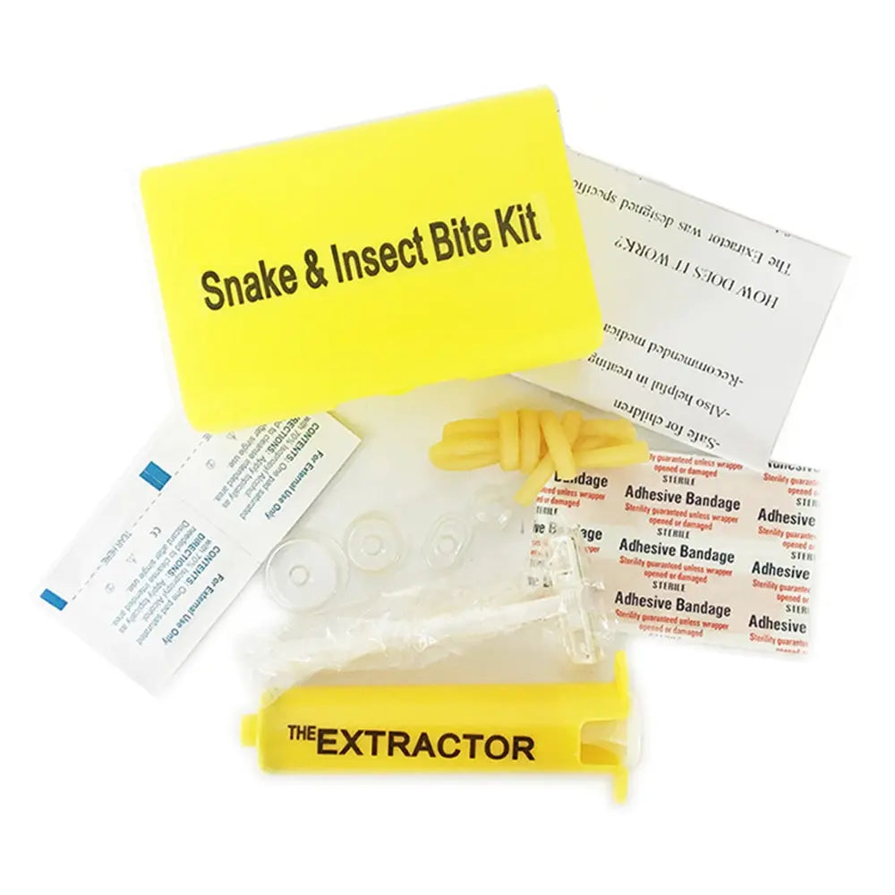Venom Extractor First Aid Kit – Snake & Insect Bite Vacuum Pump for Outdoor Emergency Survival