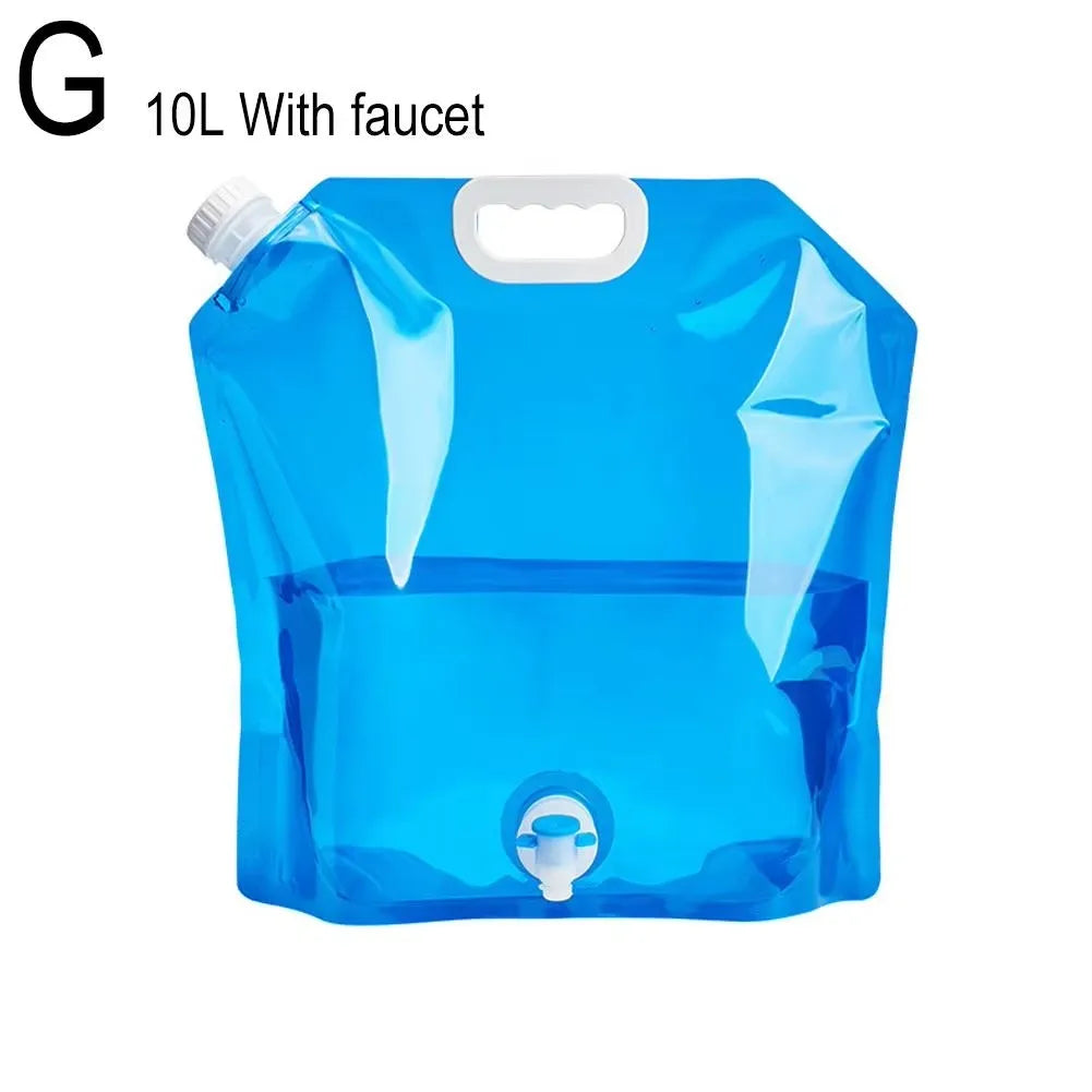 Folding Water Bag – Collapsible Camping Water Pouch 5L / 10L (1 or 2 Pack)