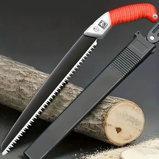 SurvivalPro Heavy-Duty Folding Saw – Multi-Size Woodworking & Camping Hand Saw