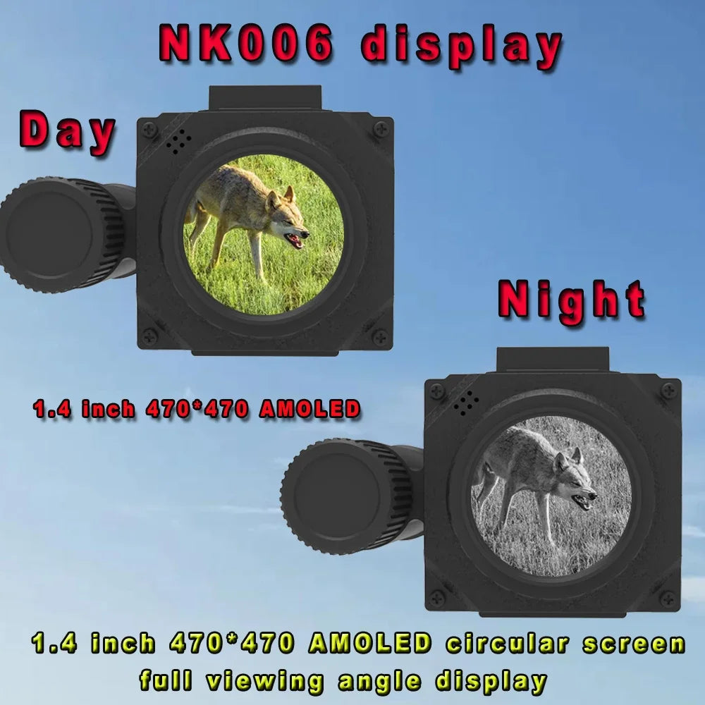 Megaorei NK006 1080P Helmet Night Vision Monocular Long-Distance Infrared 5X Zoom Digital Hunting Night Vision Goggles Telescope