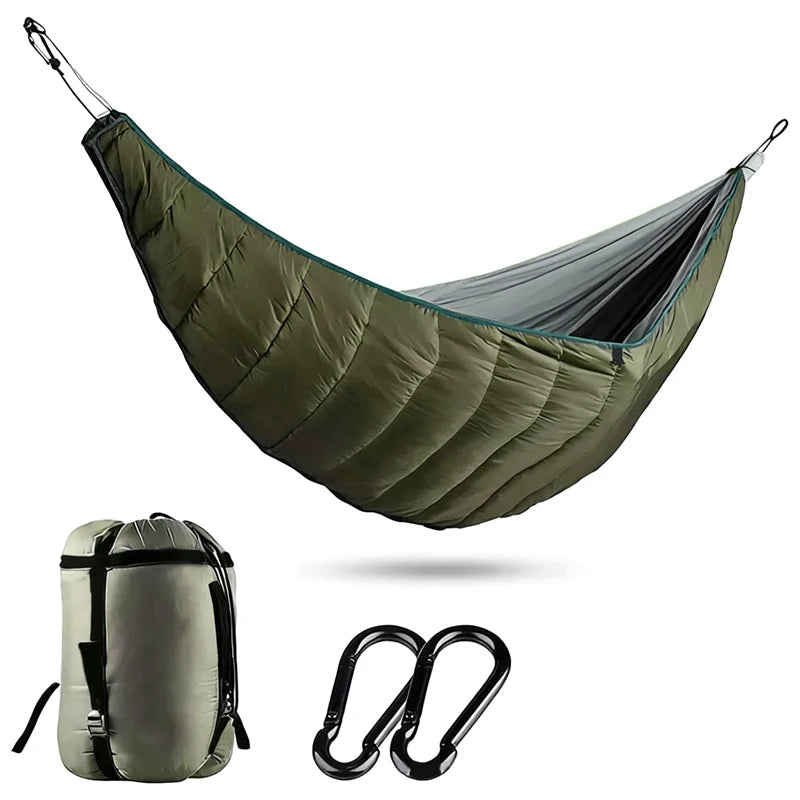 Winter Camping Hammock — Warm Sleeping Bag Style, Cold-Resistant, Portable