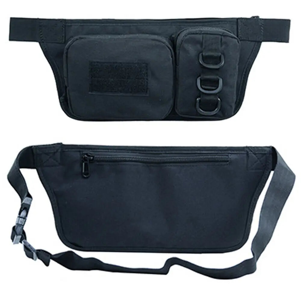 DF Tactical Military Fanny Pack – Nylon Utility Waist Bag for Hiking, Fishing & Outdoor Carry