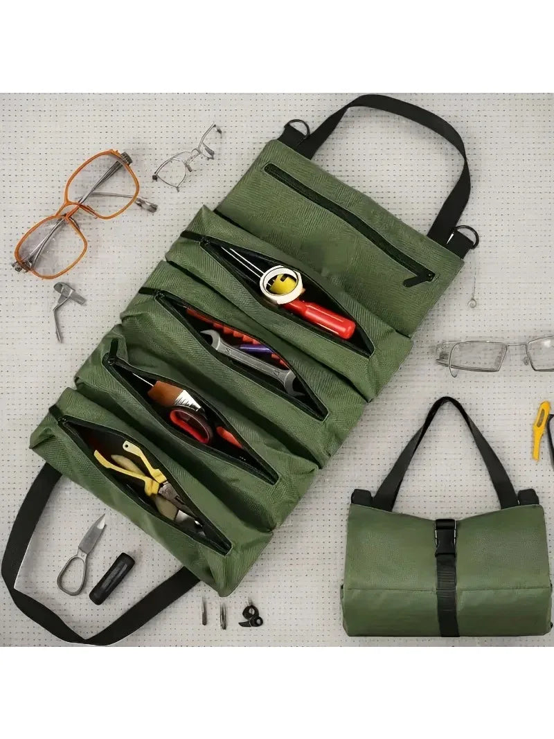 Sac à outils multi-poches TacticalEdge — Organisateur portable enroulable