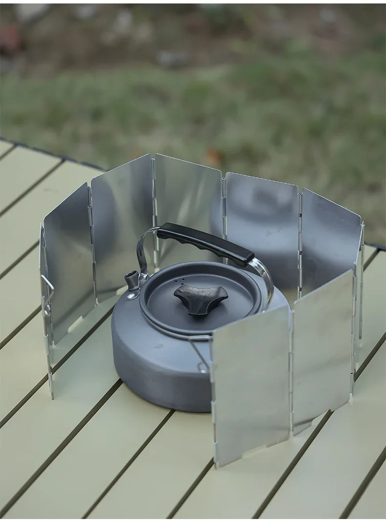 Paravientos para estufa de gas SurvivalPro - Cortavientos de aleación de aluminio