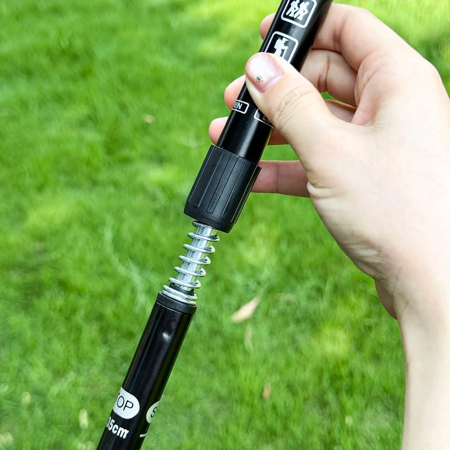 Upgraded Shock-Absorbing Trekking Poles – Aluminum Telescopic Walking Sticks