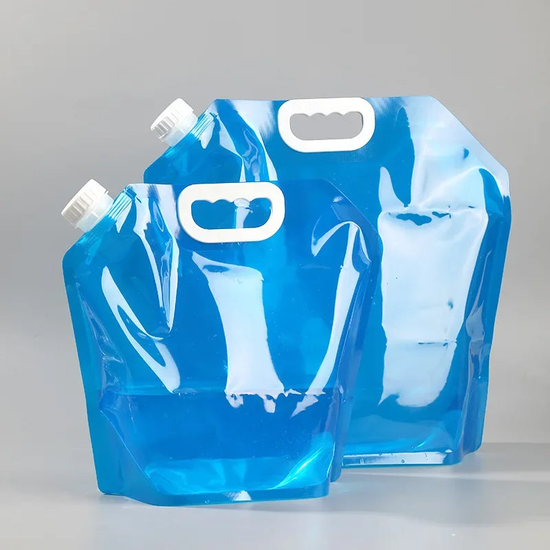 Portable Folding Water Bag – Collapsible Camping Water Pouch (5L / 10L)
