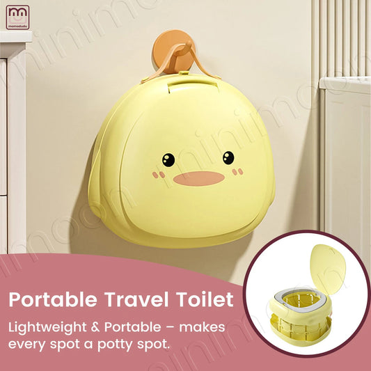 Kids Foldable Portable Toilet – Compact Travel Potty for Camping, Road Trips & Outdoor Adventures