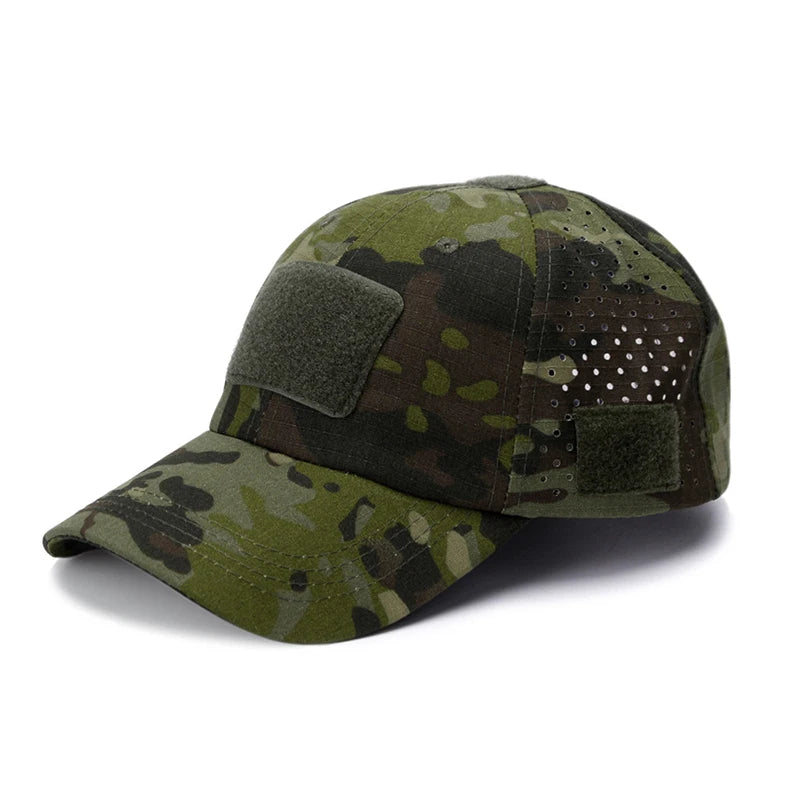 Casquette de baseball tactique – Chapeau d'extérieur camouflage respirant