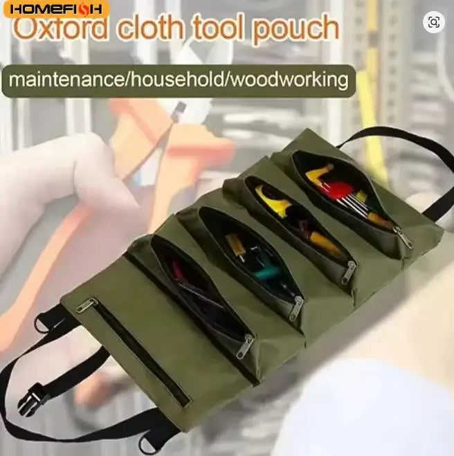 Sac à outils multi-poches TacticalEdge — Organisateur portable enroulable