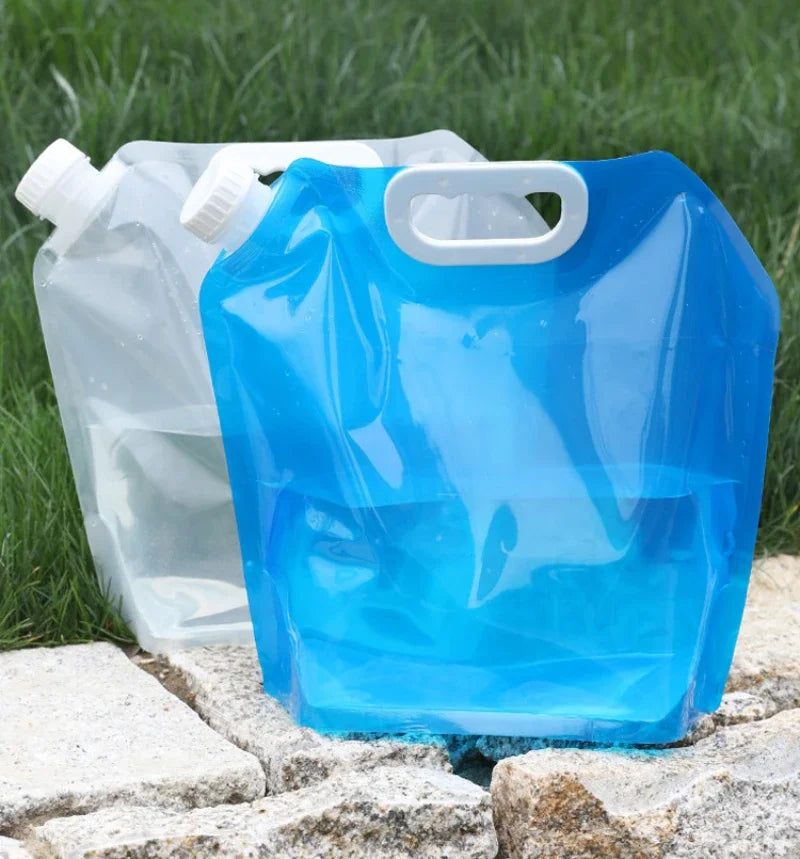 Portable Folding Water Bag – Collapsible Camping Water Pouch (5L / 10L)