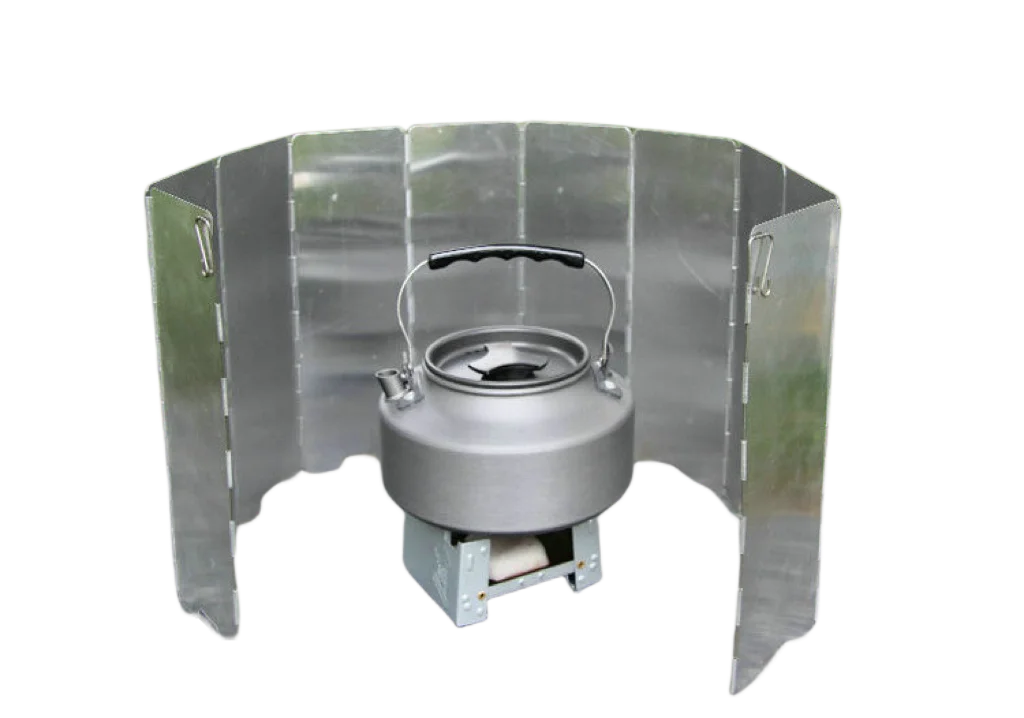 Paravientos para estufa de gas SurvivalPro - Cortavientos de aleación de aluminio