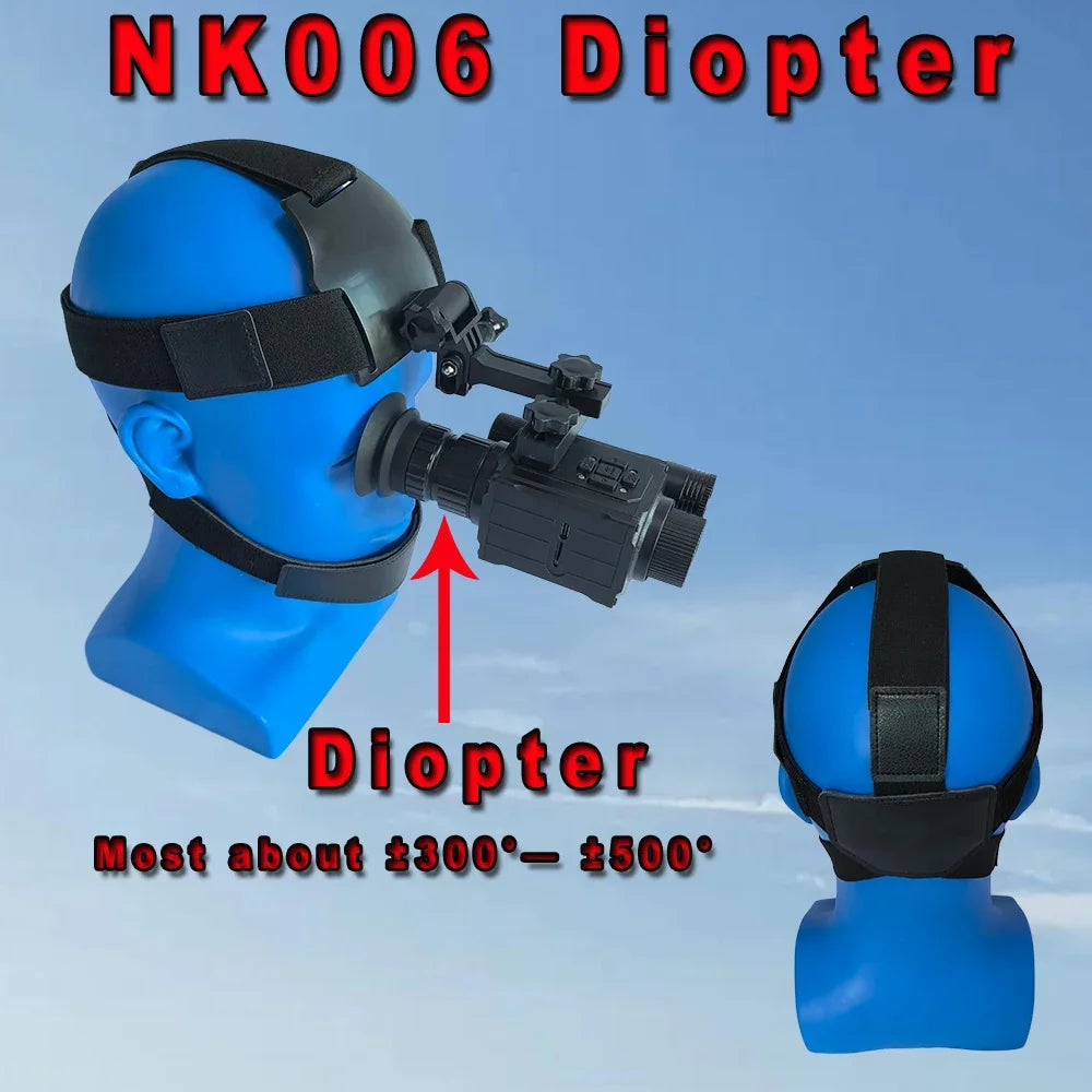 Megaorei NK006 1080P Helmet Night Vision Monocular Long-Distance Infrared 5X Zoom Digital Hunting Night Vision Goggles Telescope