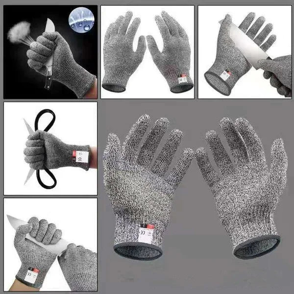 Gants anti-coupure GuardianGear niveau 5 — Cuisine, Jardin et Survie