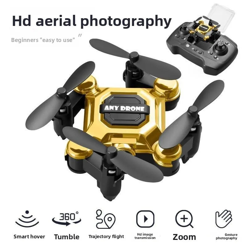 Mini Folding Drone — 4K HD Camera, Brushless Motor, Propeller Guard