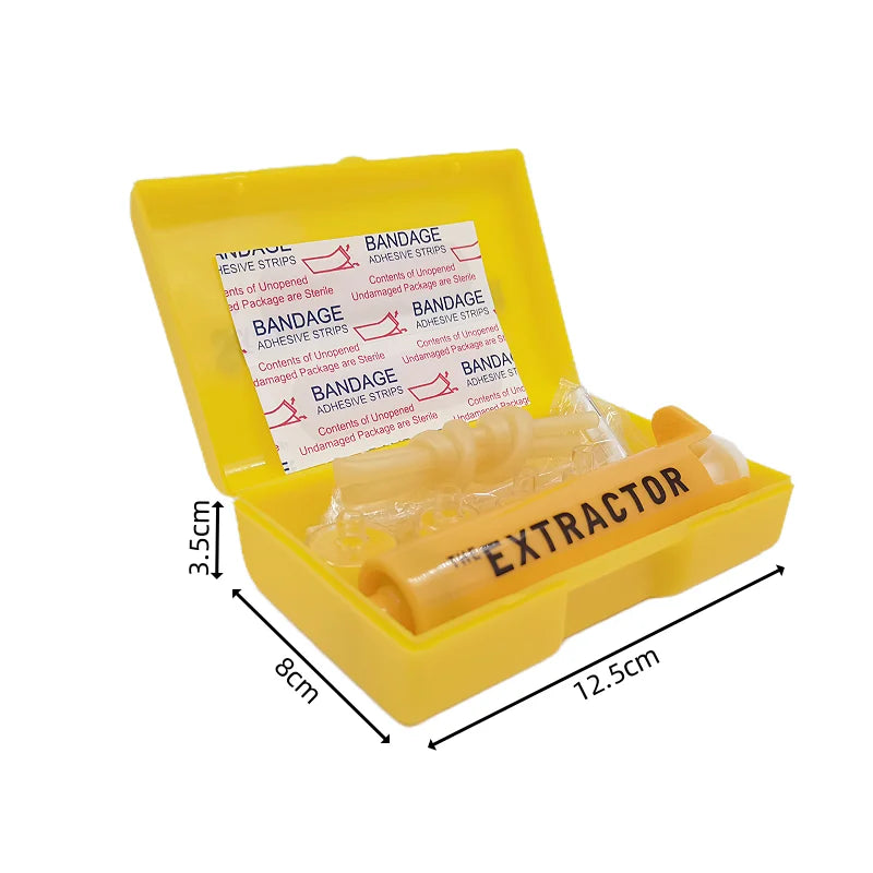 Venom Extractor First Aid Kit – Snake & Insect Bite Vacuum Pump for Outdoor Emergency Survival