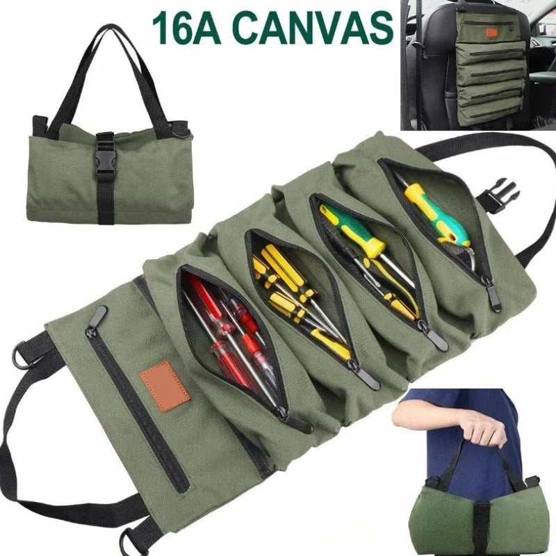 Sac à outils multi-poches TacticalEdge — Organisateur portable enroulable