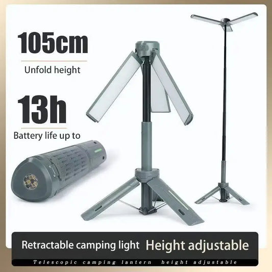 Rechargeable Telescoping Camping Lantern – Portable LED Flashlight & Collapsible Camp Light