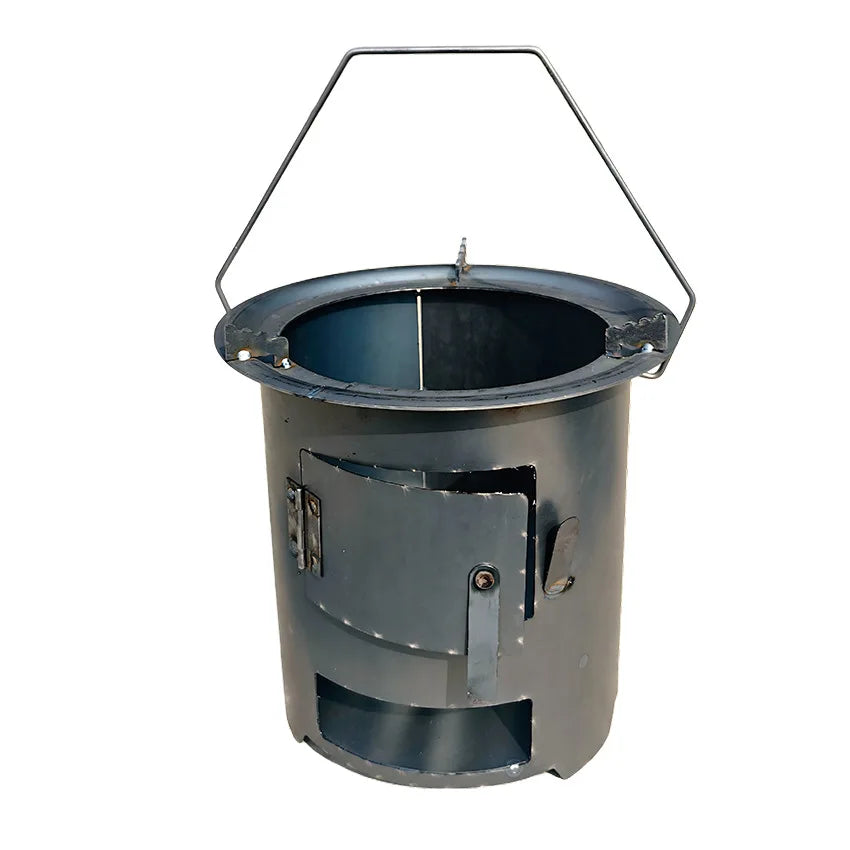 Multifunctional Wood Burning Stove – Charcoal Stove for Tea Brewing, BBQ & Outdoor Camping