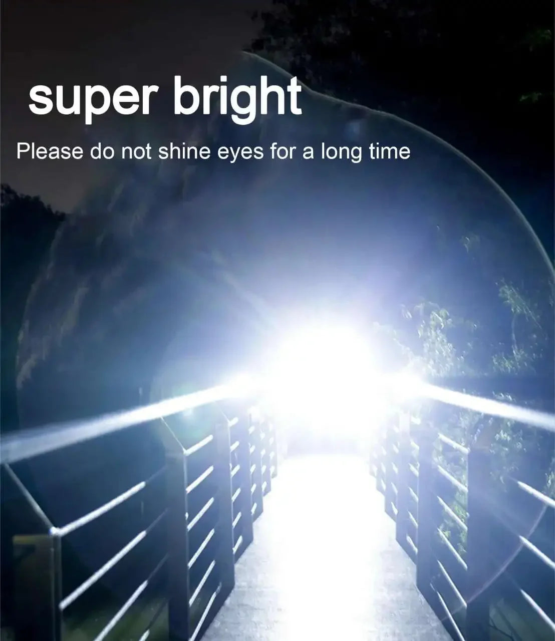 990000000LM LED Strong Light Flashlight Portable Rechargeable Lamp Built-in Battery Long Range Tactical Lantern Outdoor Lights