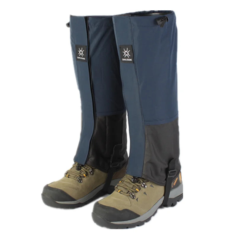 Waterproof High Tube Leg Gaiters – Windproof Snow & Sand Boot Covers for Hiking