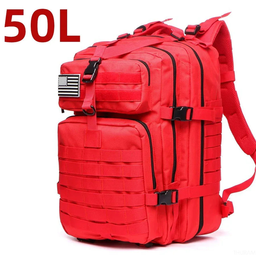 TacticalEdge Waterproof Backpack — 25L/50L Bug Out Bag
