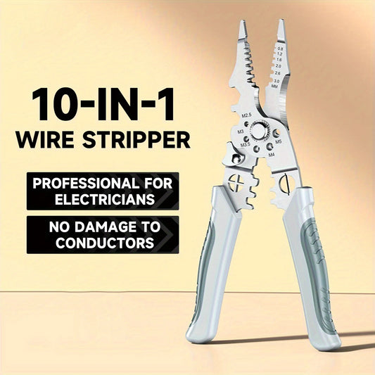 6-in-1 Multifunctional Electrician Pliers – Wire Stripper, Cutter & Crimping Tool