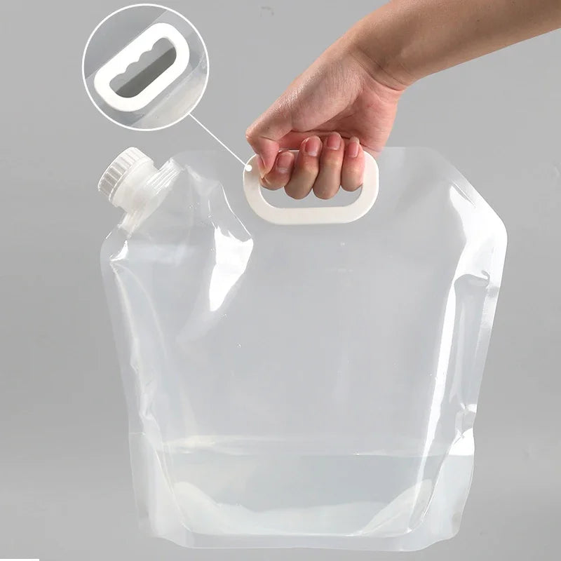 Portable Folding Water Bag – Collapsible Camping Water Pouch (5L / 10L)