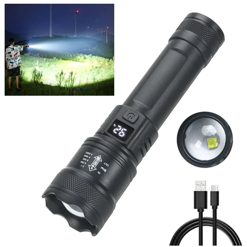 TacticalBeam 2000LM Flashlight — Zoom Tactical Torch