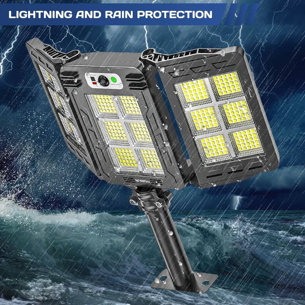 Solar LED Security Light – Waterproof Outdoor Wall Lamp with Motion Sensor & 3 Light Modes for Garden, Yard & Camping