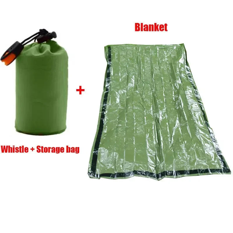 Saco de dormir de emergencia de Mylar SurvivalPro — Saco térmico de supervivencia