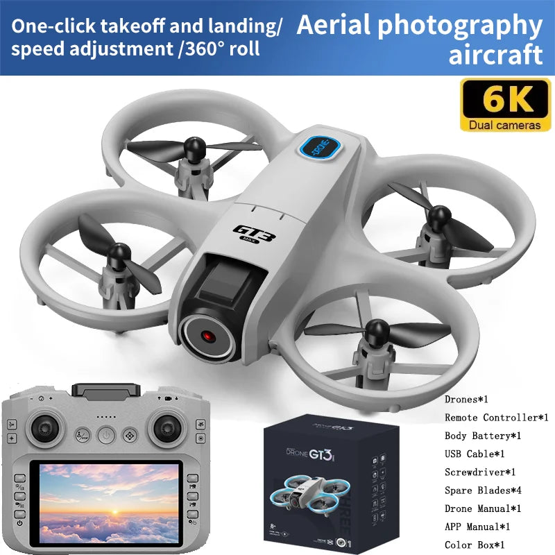 GT3 Mini GPS Drone — 4K/8K Dual Camera, Brushless Motor, Obstacle Avoidance