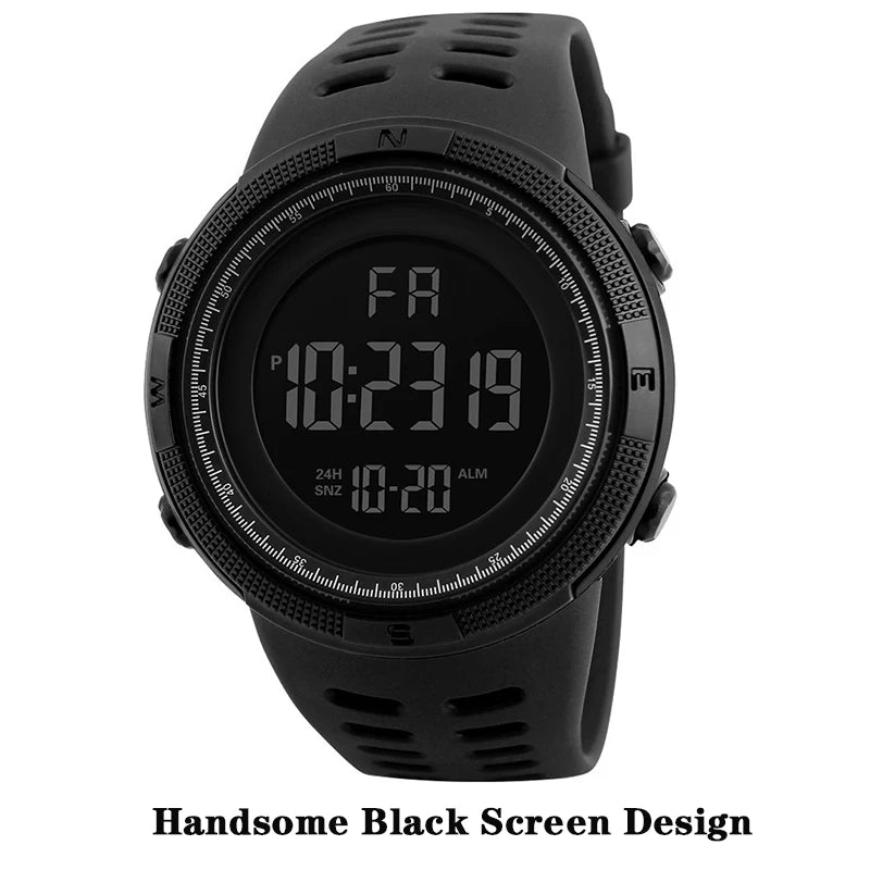 LED Digital Military Watch – Luminous Multifunction Sports Wristwatch for Men, Kids, Boys & Students