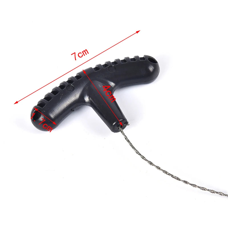 Portable Manual Hand Chain Saw – Steel Wire Rope Saw for Camping & Survival