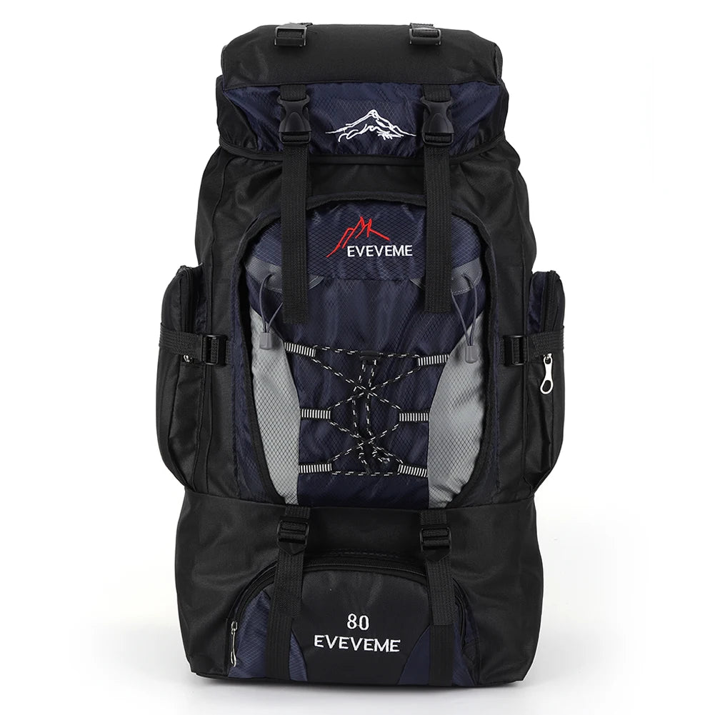 80L Waterproof Hiking Backpack – Large Capacity Trekking Rucksack for Camping, Travel & Mountaineering