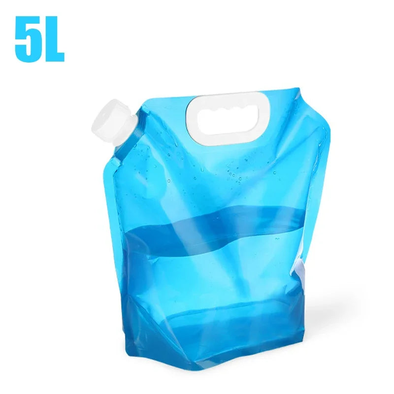 Portable Folding Water Bag – Collapsible Camping Water Pouch (5L / 10L)