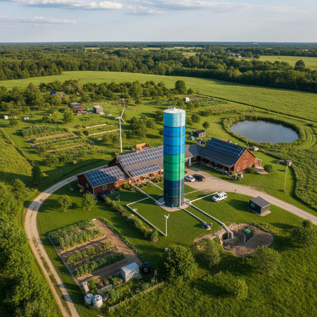 Homestead with Aqua Tower water independence