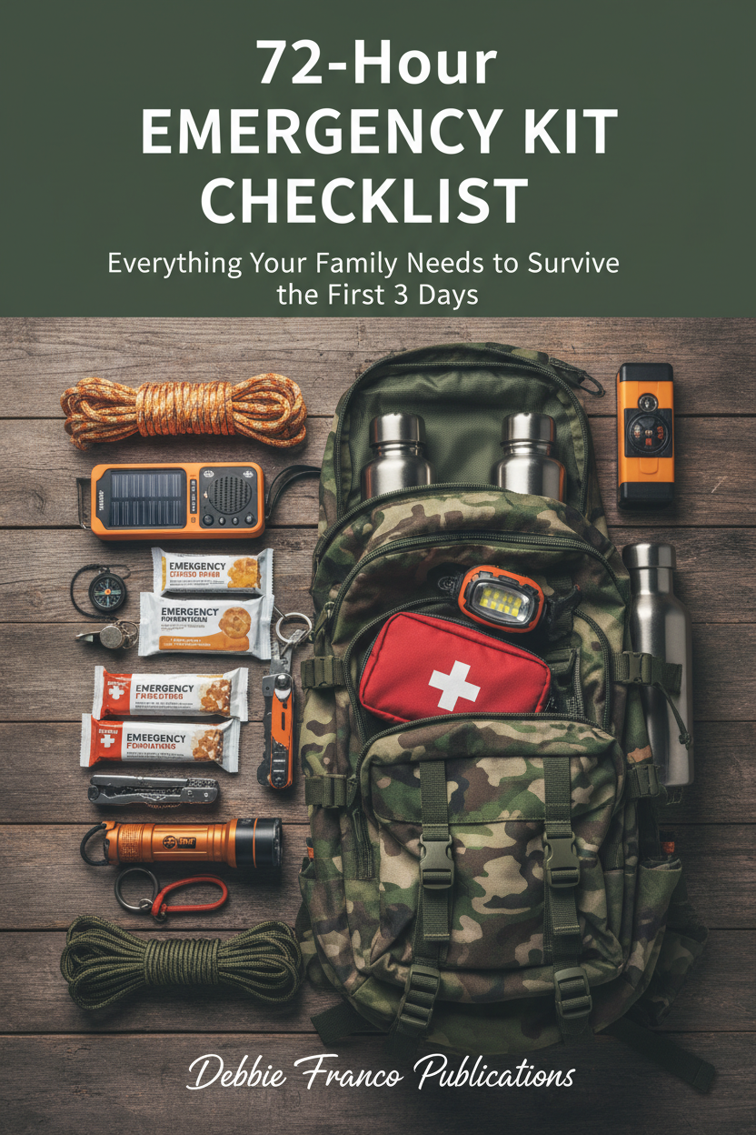 72-Hour Emergency Kit Checklist